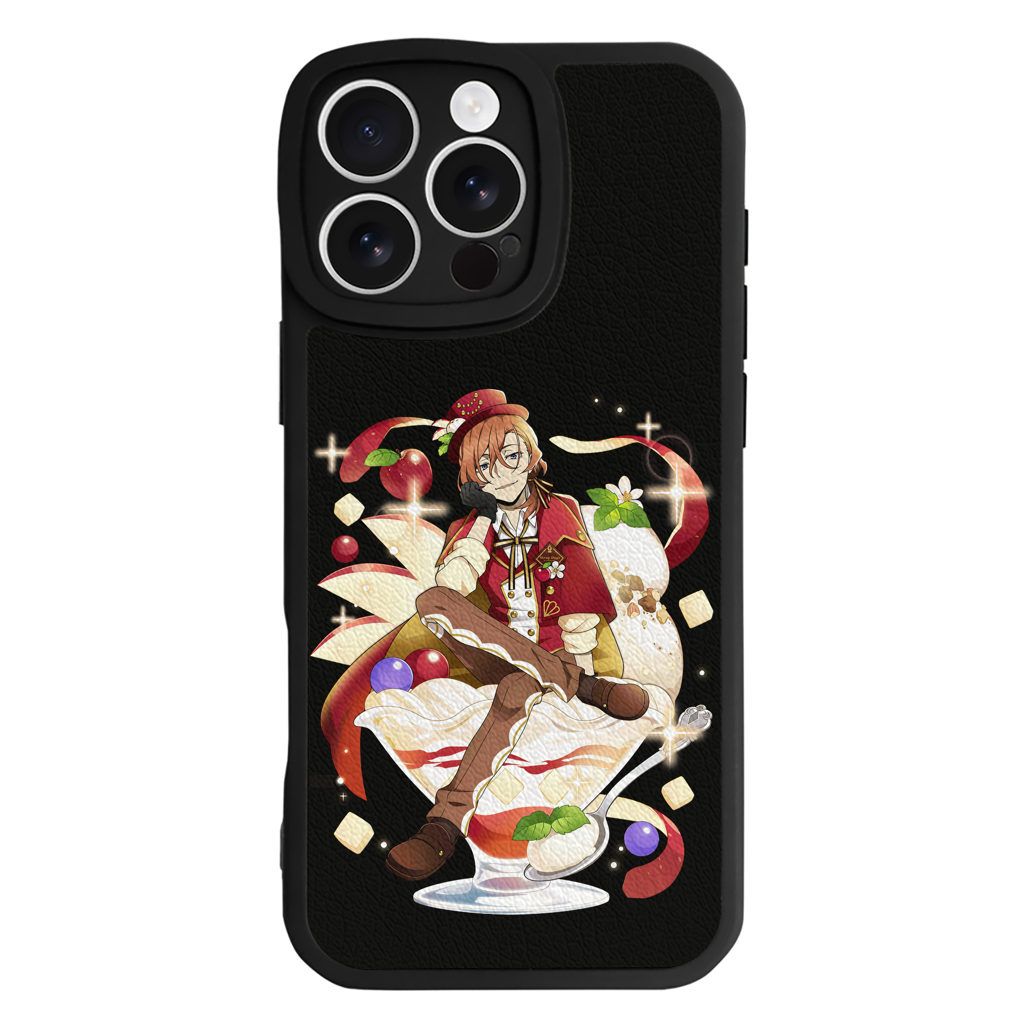 （画像用） 文豪ストレイドッグス Bungo Stray Dogs 【iPhone 16シリーズ対応】シリコンスマホケース（レザー調） 材質：シリコン